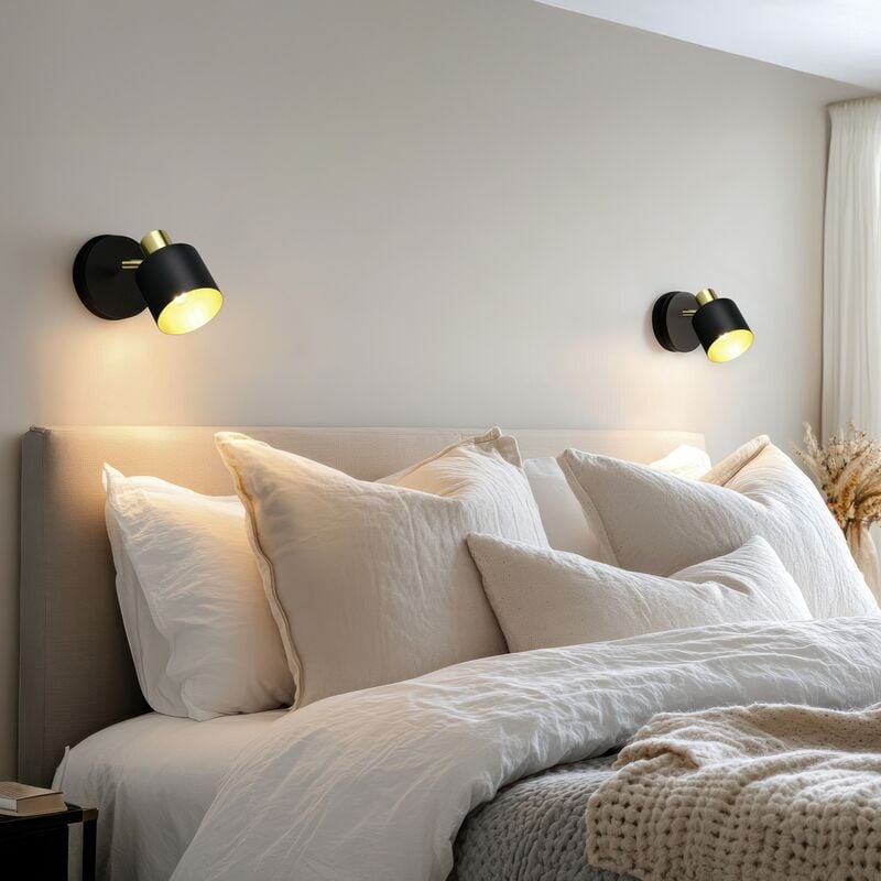 Trio Eva spottivalaisin 1-os E14 musta/kulta